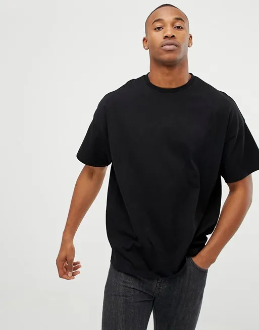 lækage justere ekskrementer Source custom tag wholesale clothing custom design oversized t-shirt with  crew neck black men t shirts on m.alibaba.com