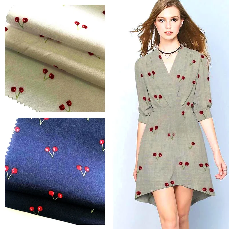 100% вискоза искусственный шелк Чаллис цифровая модная ткань с принтом для детского платья на заказ
