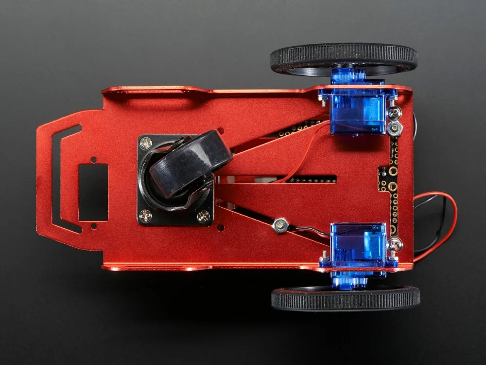 Kit de Chasis de coche Robot inteligente 2WD, módulo ultrasónico