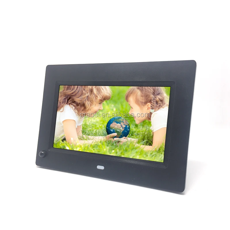 Video Loop Lcd Screen 1080p Digital Photo Frame 7 Inches