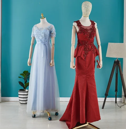 Dress Form FeMale Mannequin for Business Suit Half Body Mannequin Stand