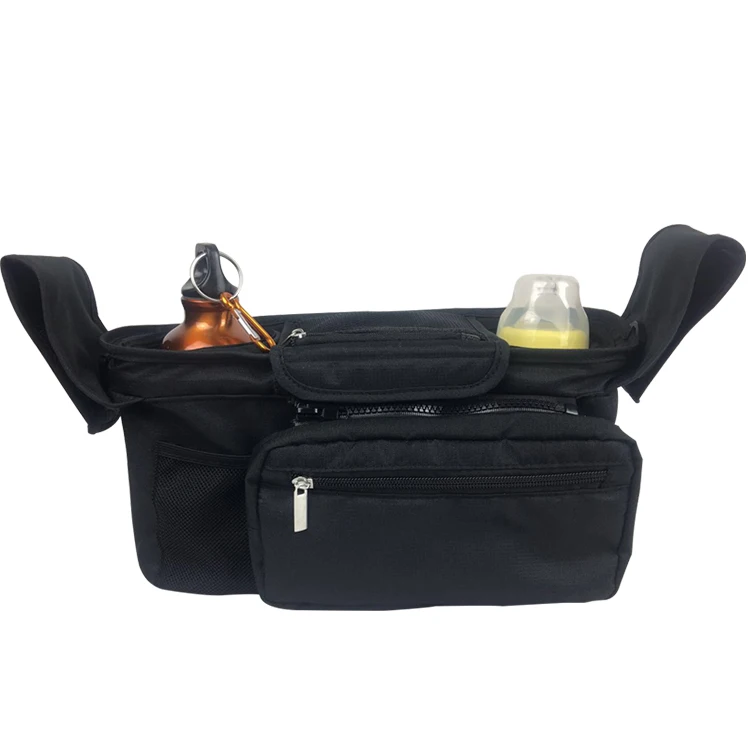 
 Подходит для всех детских колясок с нескользящим ремешком, сумка-Органайзер с держателями для чашек  