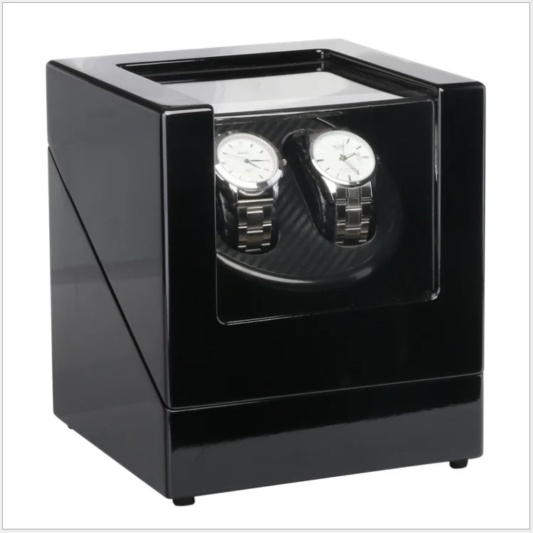 Boîte Remontoir Automatique Pour Montres - Double Emplacement Avec éclairage LED, 4 Modes De Rotation, Moteur Silencieux Et Adaptateur Type-C