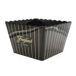 22,5 см 44 унции квадратный большой пластиковый контейнер для попкорна