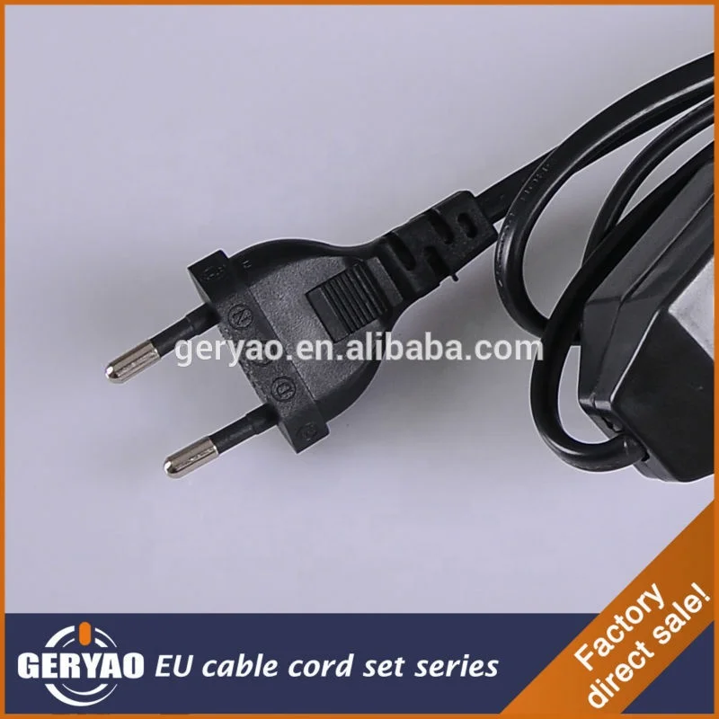 European Standard Round Plug Extension Cord with Dimmer Switch