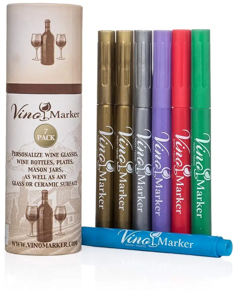 wine glass marking pens for wine