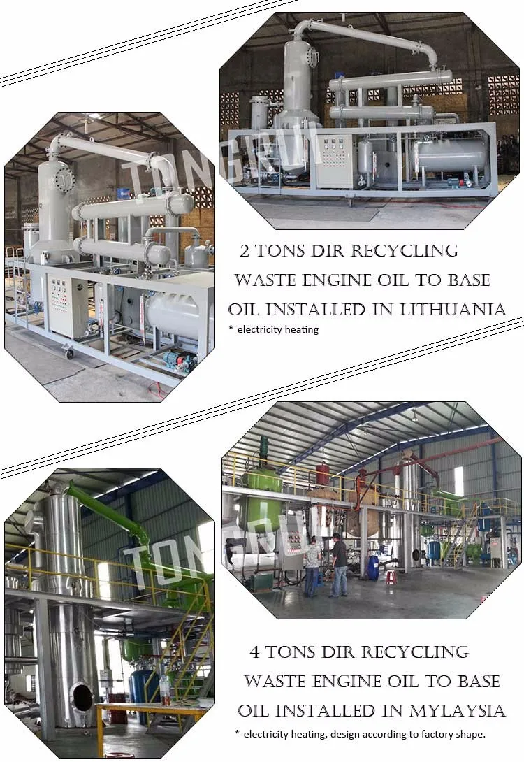 Tongrui waste oil refinery engine oil distillation device