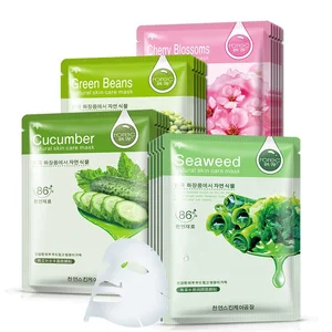 OEM Rorec Collagen Plant Extract Moisturizing Cherry Blossom Pomegranate Cucumber Blueberry Aloe Vera Honey Facial Mask