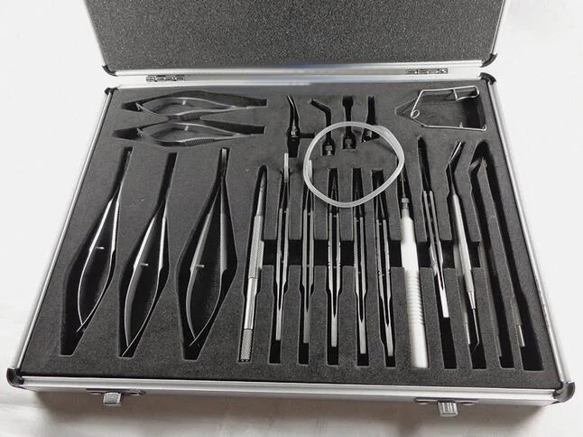 CE 21PCS Aluminum Cataract Set Eye Ophthalmic Surgical