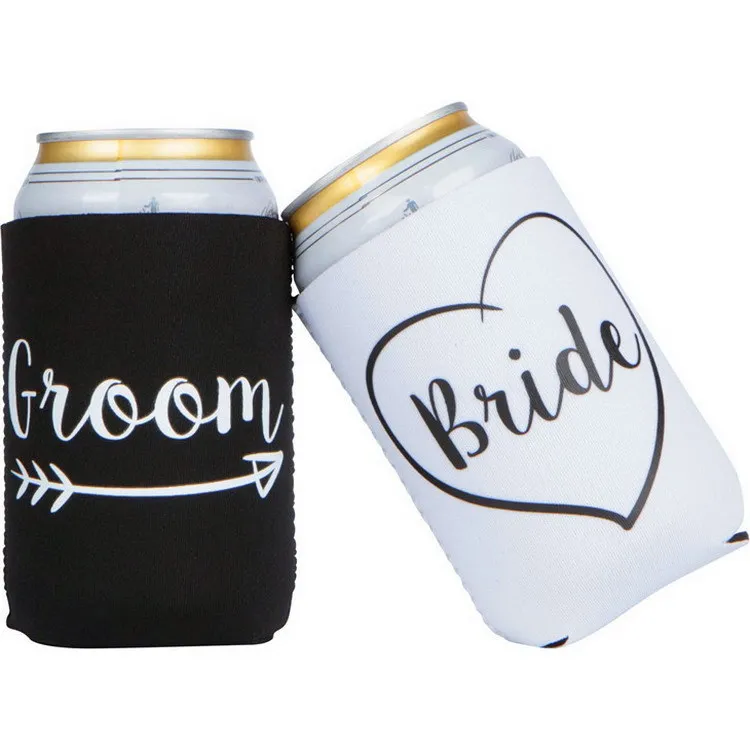 custom neoprene koozies wedding