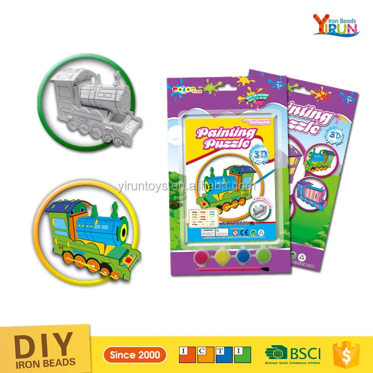 Обучения Развивающие игрушки для детей DIY свободная роспись с объемным 3D бумаги