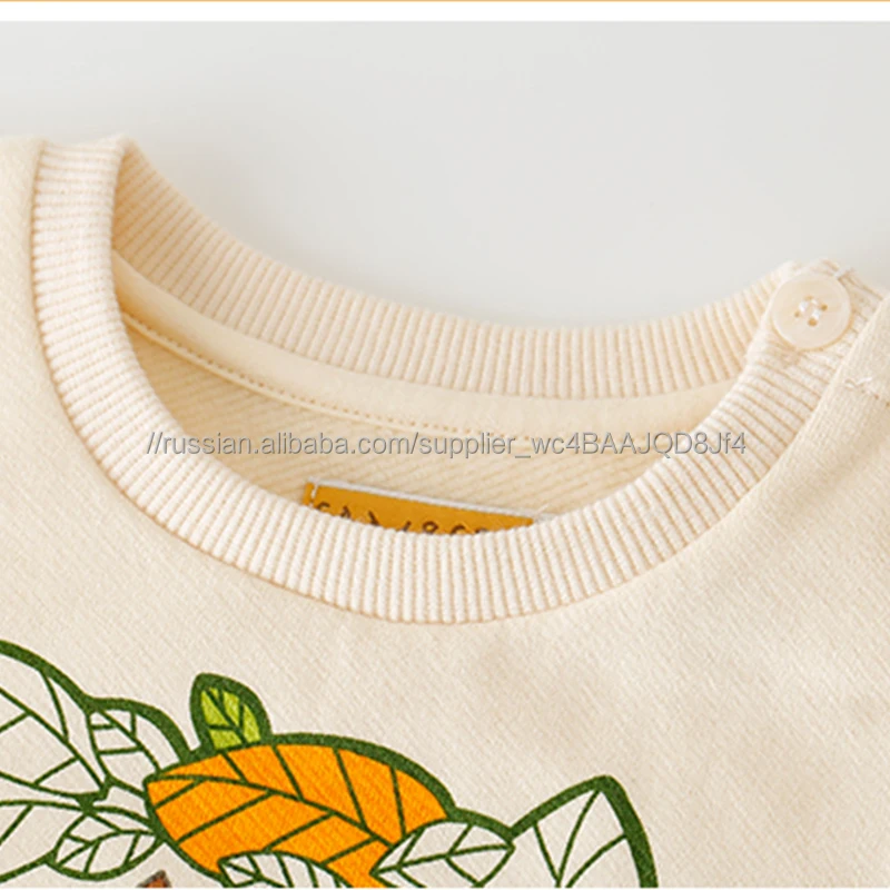 
 Sambede 100% хлопка свитер детская одежда с длинными рукавами топы с круглым вырезом SM6D5691  