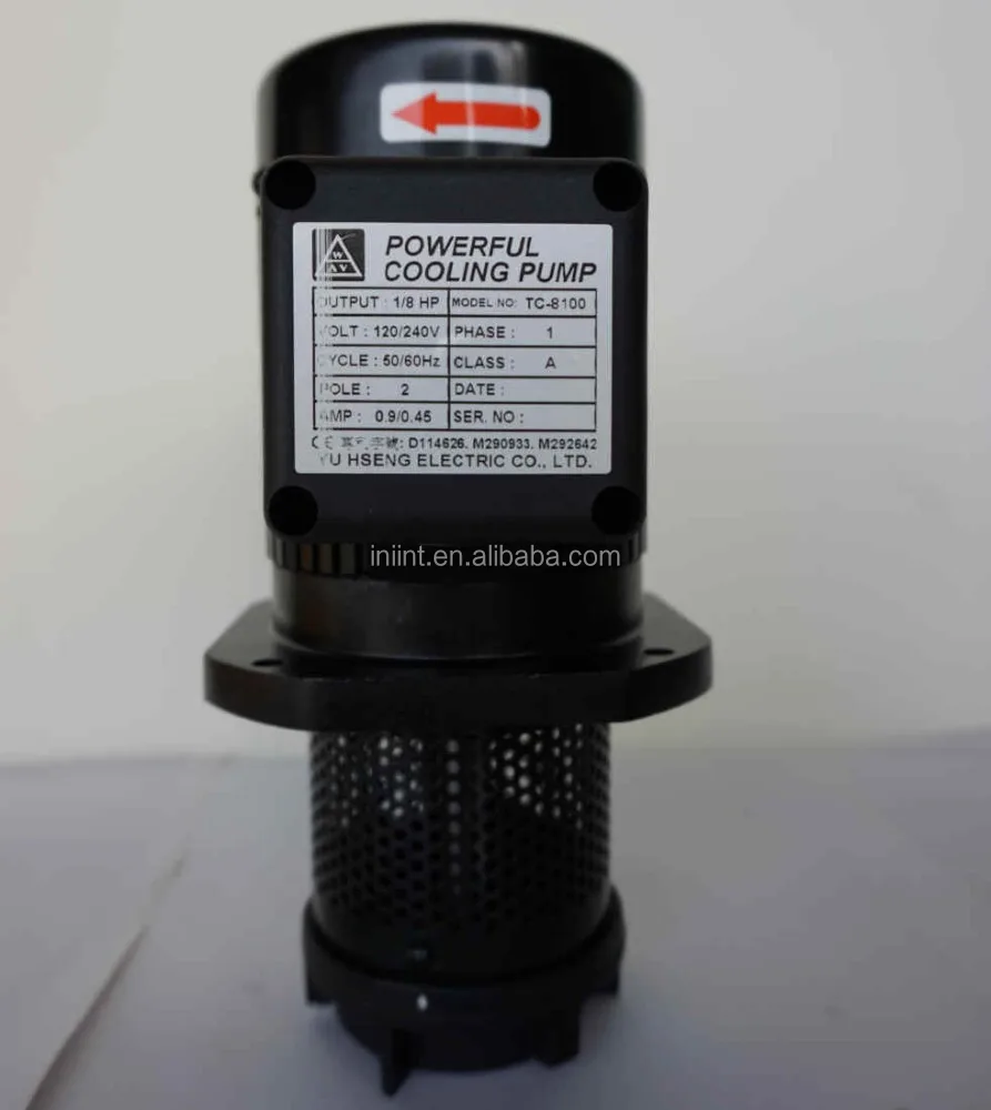 1/8 HP Lathe Milling Machine Tool Immersion Coolant Pump 100 mm Stem