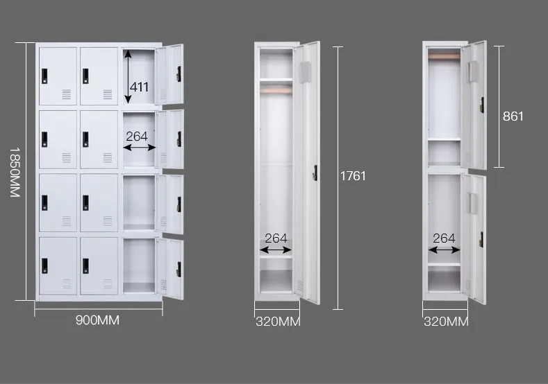Офисный стальной шкафчик для шкафа, Школьный шкафчик с замком для продажи