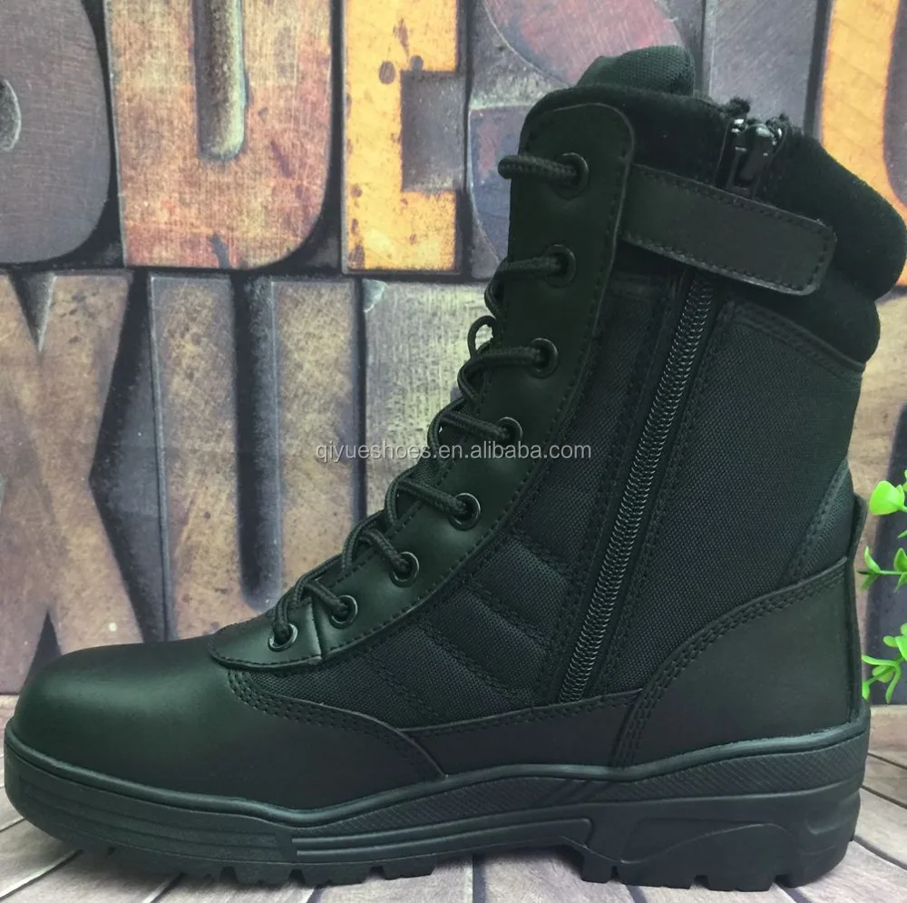 high top combat boots