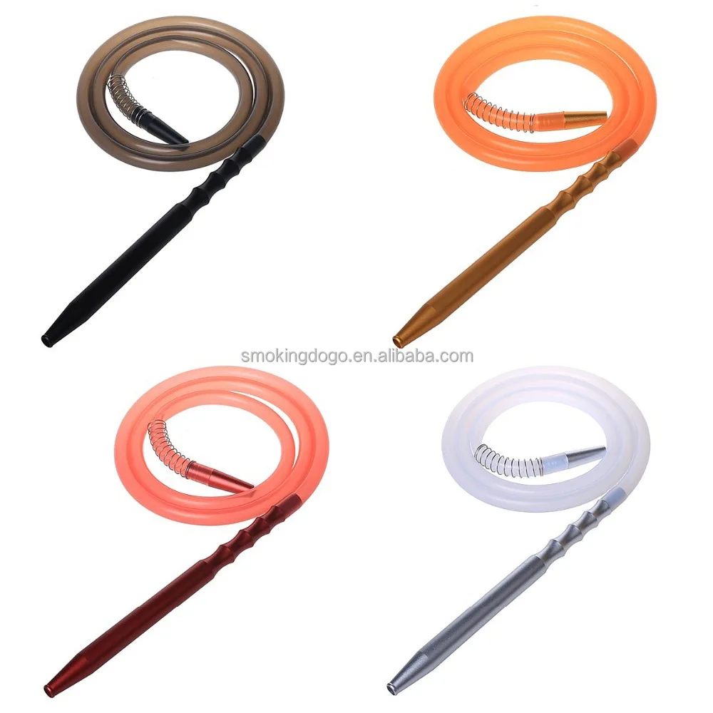 Shisha Aluminum Mouthpiece Hookah Silicone Hose Set Buy Shisha