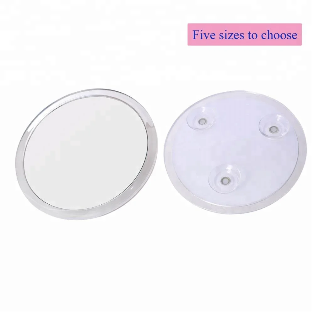 5X 10X 15X 20X Magnifying Suction Cup Makeup Mirror Portable Wall Mounted Bathroom Mirror