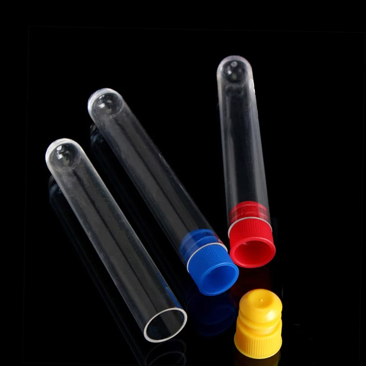 Disposable Laboratory Different Types Plastic test Tube with Screw Cap
