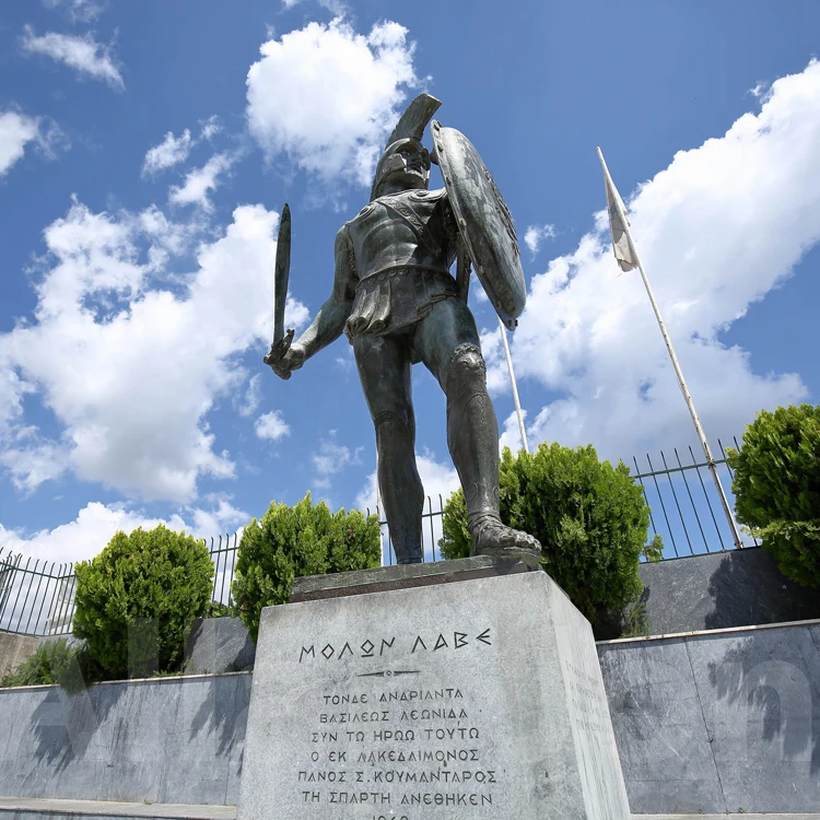 青銅スパルタ戦士シールド剣を持つ重装歩兵とギリシア彫刻 Buy ギリシア彫刻 Product On Alibaba Com