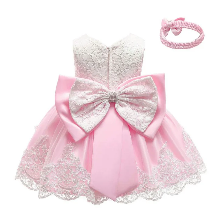 Модное летнее платье с цветами для новорожденных, праздничное платье для младенцев