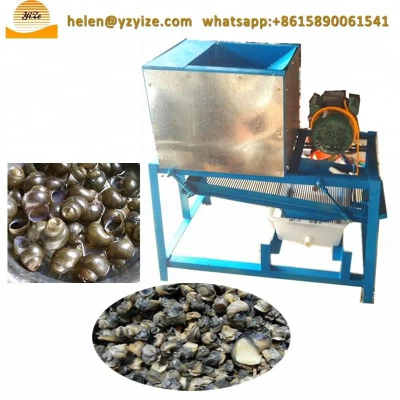 Field Snail Meat and Shell Separator Remover Machine Paludina Deshelled Machine