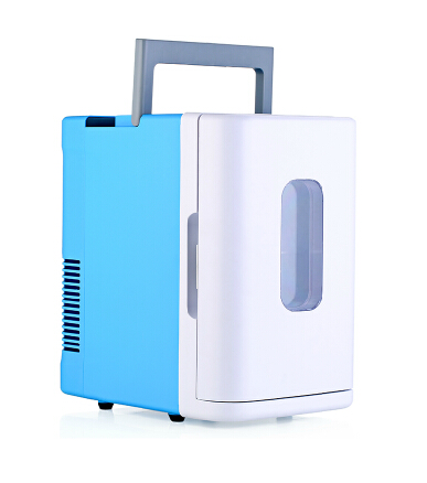 
 Портативный мини-холодильник для напитков, 10 банок, охладитель и подогреватель для благодарности за день, автомобильная лодка, домашний AC/DC с полкой  