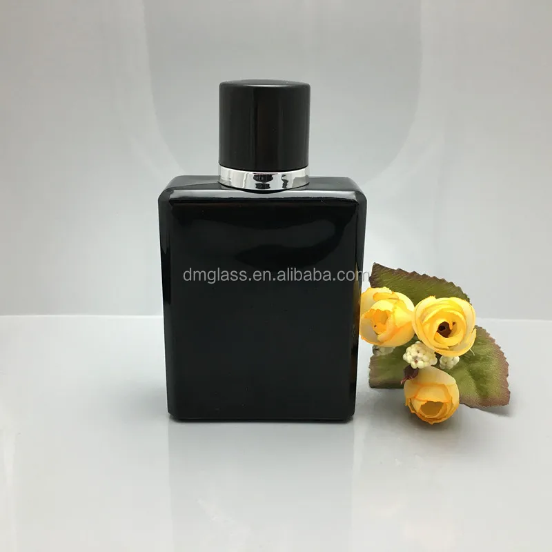 men's cologne black square bottle