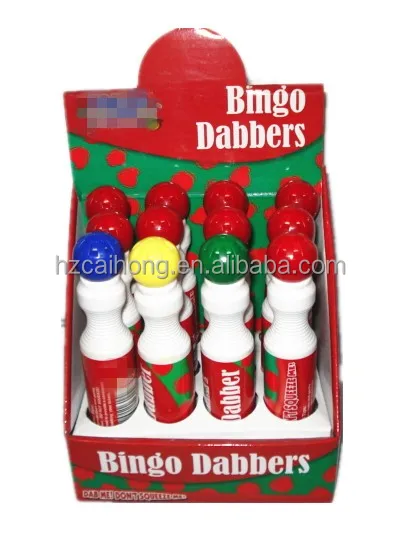 Лидер продаж 40 мл Ханчжоу Радуга бинго маркер ручка для бинго воздуходувки машины