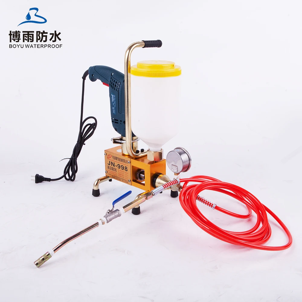 Boyu 998 High-Pressure Grout Injection Pump Machine Waterproof Steel and HDPE Equipment for Concrete Application