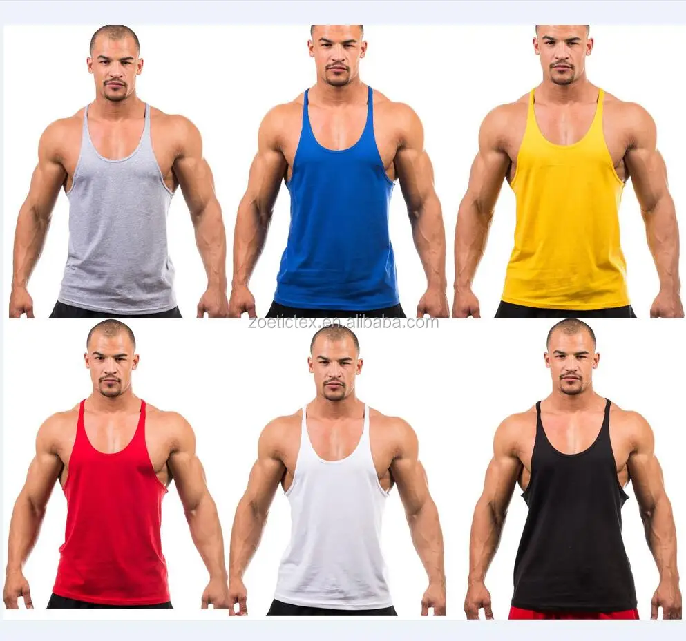 High Quality Custom Mens Gym Stringer tank Top