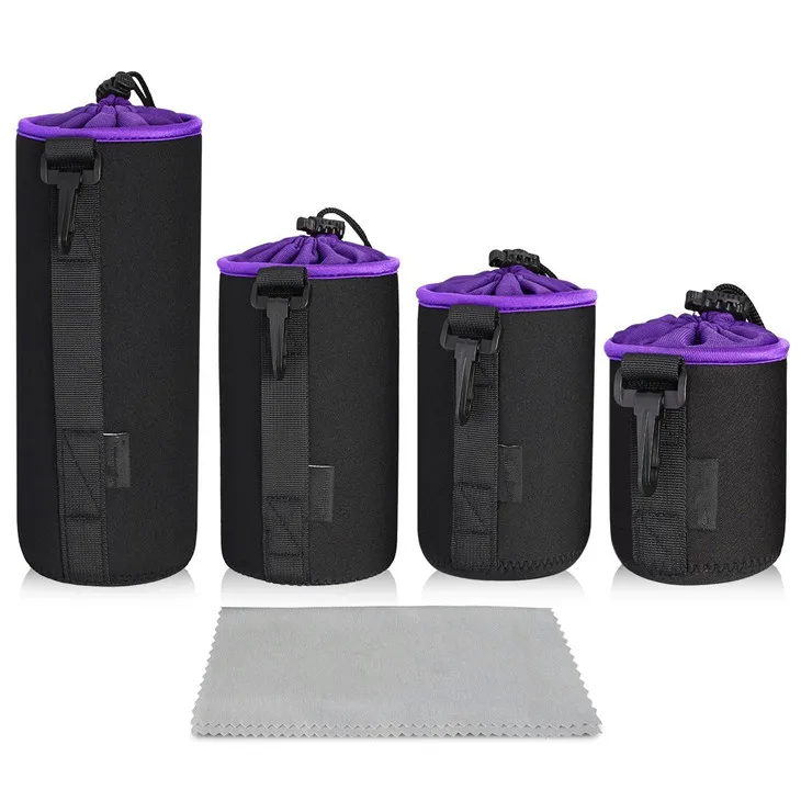 Водонепроницаемый Неопреновый чехол для объектива камеры со шнурком