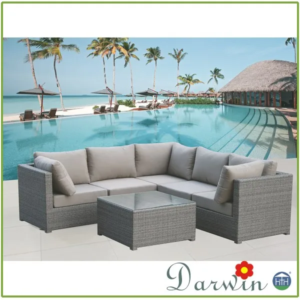 
Современный комплект диван из ротанга для отдыха, садовая мебель, комплект диванов для патио, уличная мебель 