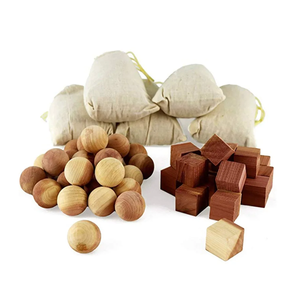 Саше кедр оптовая продажа дешевая цена натуральный дезодорант против моли кольцо кубики Вешалка гардероб защита от