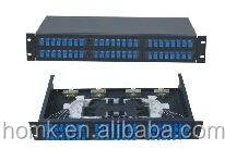 Rack Mount Fiber Optic Terminal Box LC 24 Port ODF 19 Fiber Optic Patch Panel