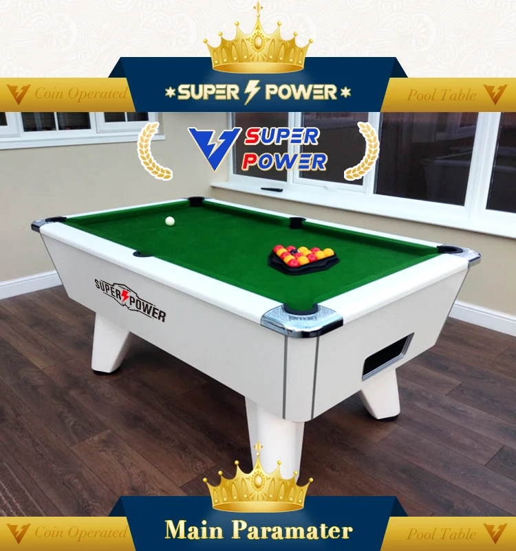 New Design Mahogany Color 7ft 8ft Commerical Coin Operated Billiards