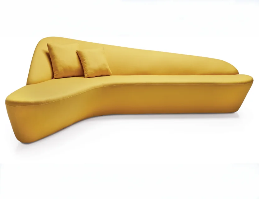 Conference Reception Waiting Sofa with Office Fabric Curved L Shape Sofa for Public Area Modern Furniture Corner Sofa