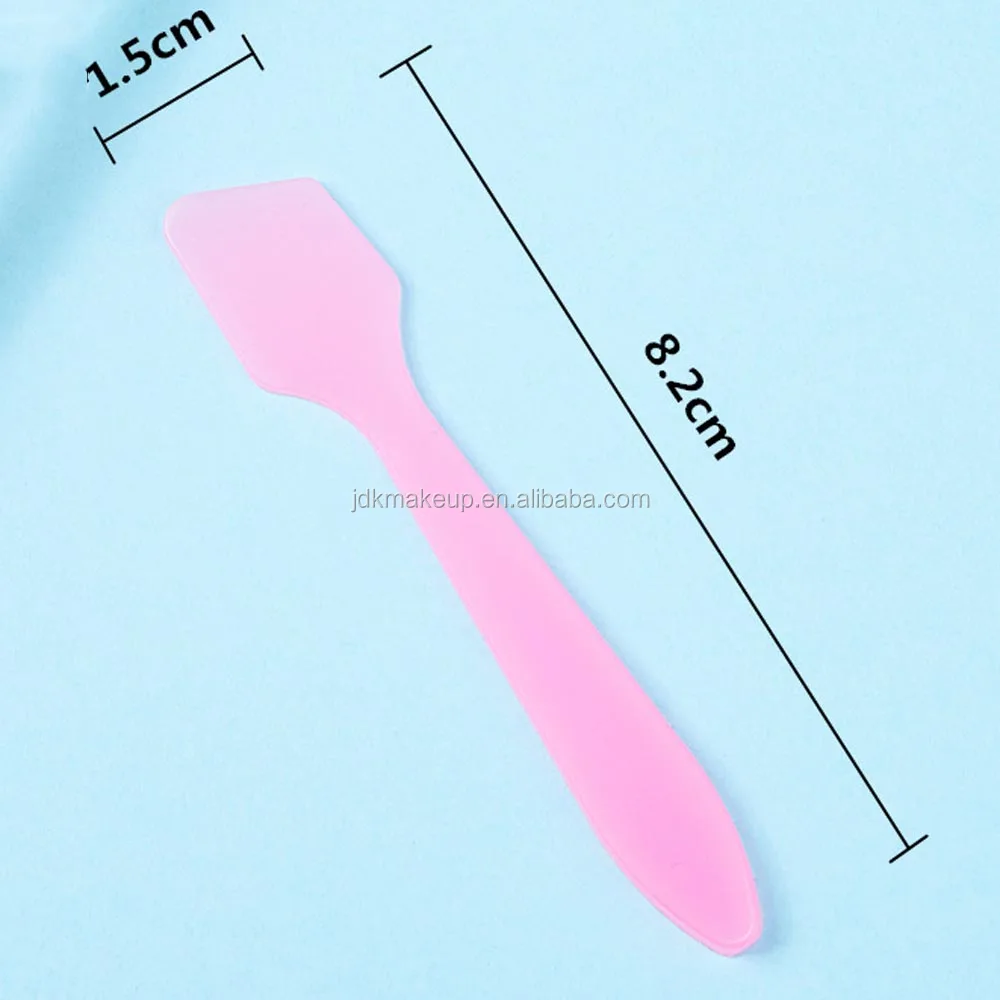 Private Label Cosmetic Spatula Plastic Handle Facial Stir Sticks Makeup Tools