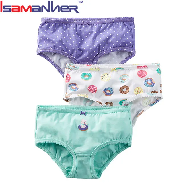 Новая модная Милая одежда для детей с принтом для мальчиков; Трусы для девочек с рисунками из мультфильма «100% хлопковое детское нижнее белье; Трусы