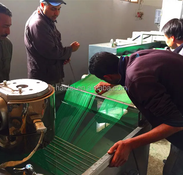 Stretching pp Polypropylene / Polyethylene Pe Straight Monofilament Fiber Yarn Extruding Machine for Weaving Plastic Net Rope