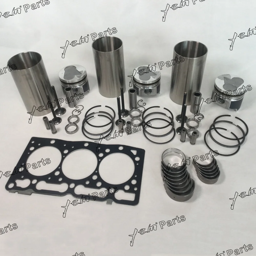 For KUBOTA D1105 Cylinder Liner Kit Piston Ring 16060-21114 16292-20150 2