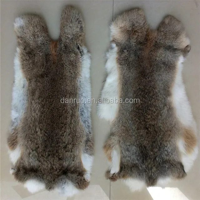 Real Rex Rabbit Fur Skins Material plates