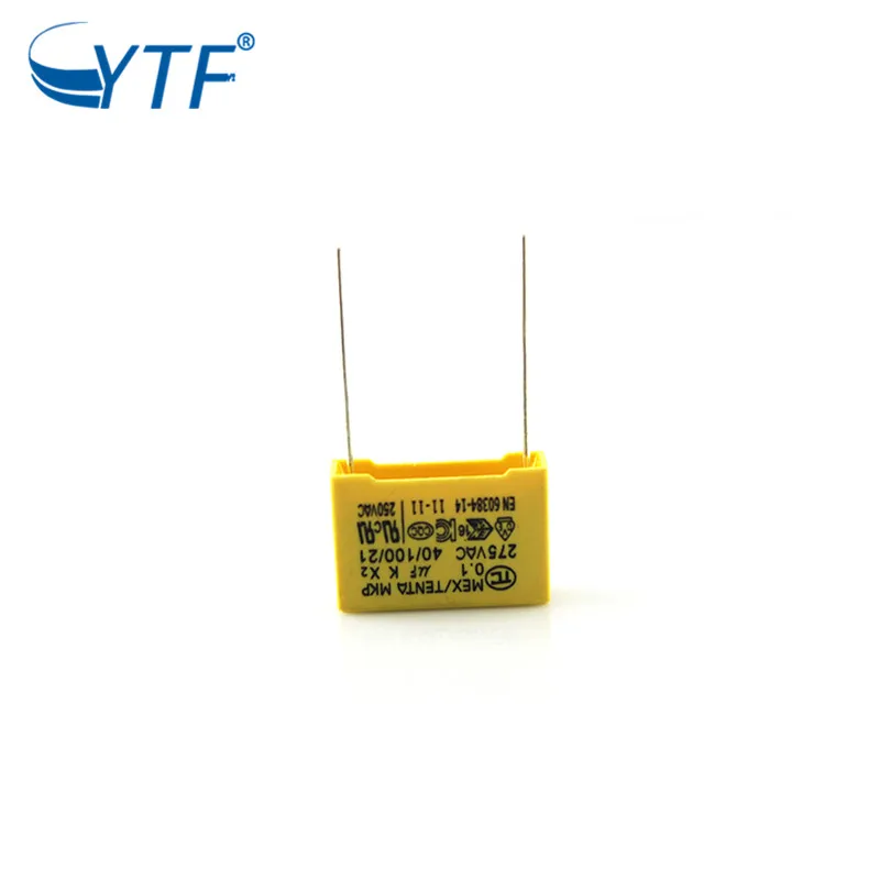 新型Mkpボックス型コンデンサ0.1uf X2 275v メタライズド
