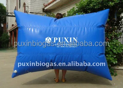 
PUXIN 1-м3 легкоустанавливаемый баллон для хранения биогаза 