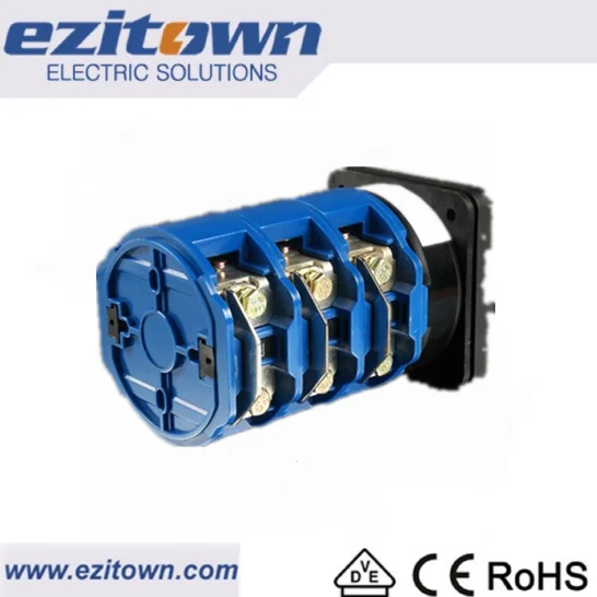 LW28 Universal Changeover Switch automatic power 3 position 20A selector switch