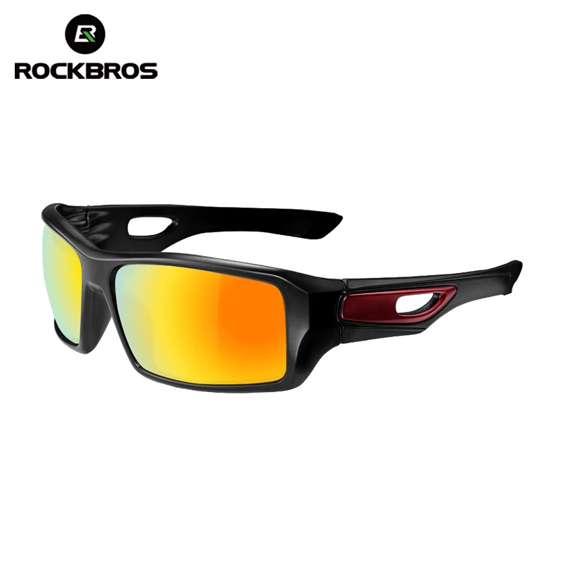 Rockbros Polarizzati Occhiali Ciclismo Outdoor anti-sudore UV400 Occhiali da sole neri 