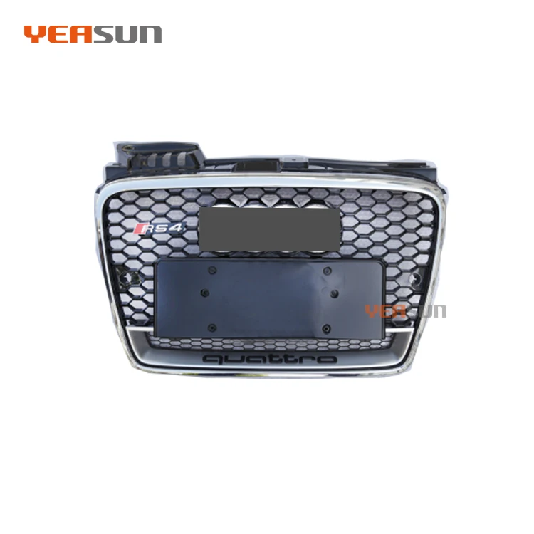 B7 RS4 Abs Style Front Bumper Grille for Audi A4 Normal Line 2005 2006 2008