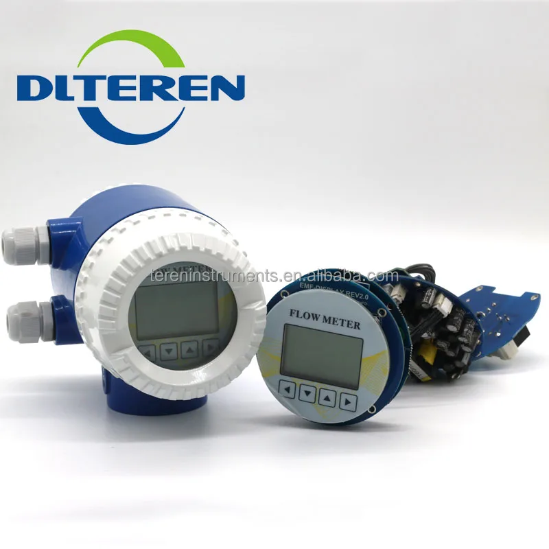 RS485 Teren Electromagnetic Flow Meter Transmitter Converter Turbine Flow Meter Transmitter Pcb English for Mik Water