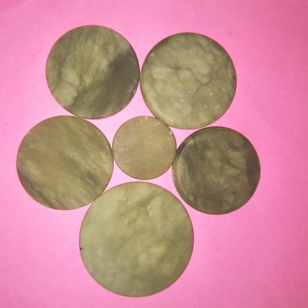 Round Shape and Hexagon Shape Germanium Tourmaline Stone for Massage