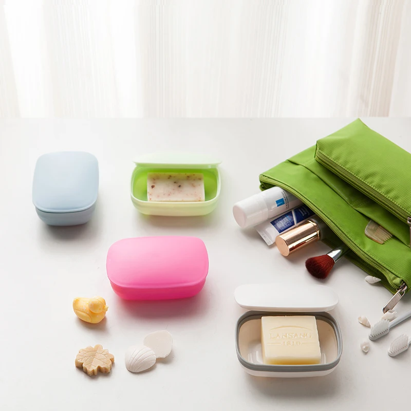 Пластиковый герметичный чехол для мыла для путешествий