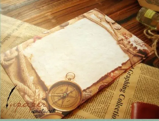 Romantic writing paper